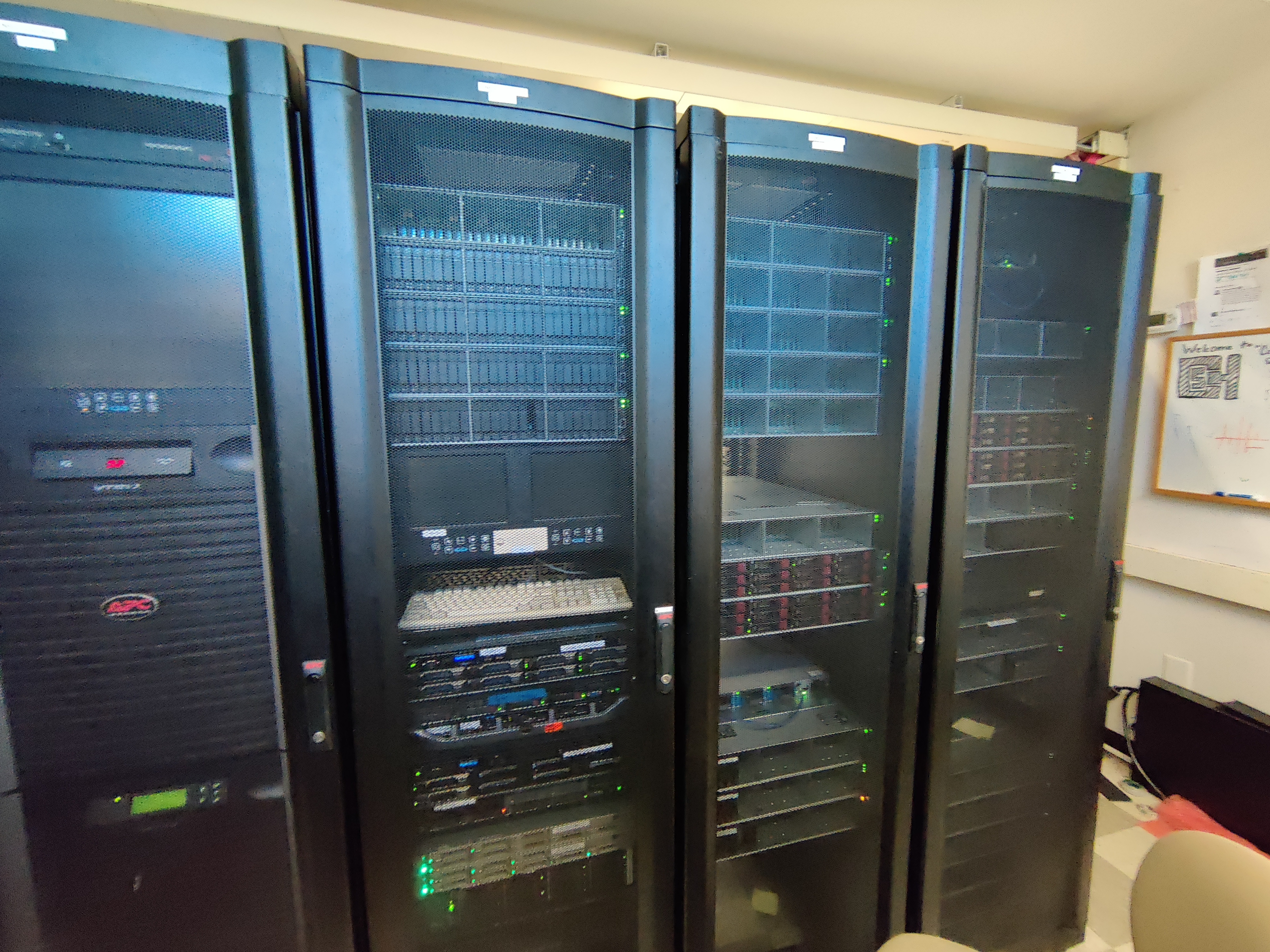 Our on-floor server room at CSH